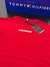 T-shirt Tommy Hilfiger bordado - Vermelho - comprar online