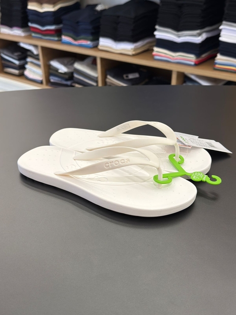 CROCS FLIP - WHITE BLANC