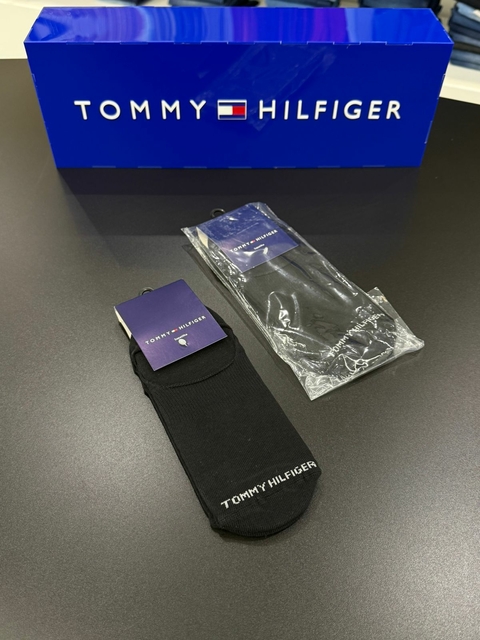 MEIA TOMMY HILFIGER SAPATILHA - PRETO