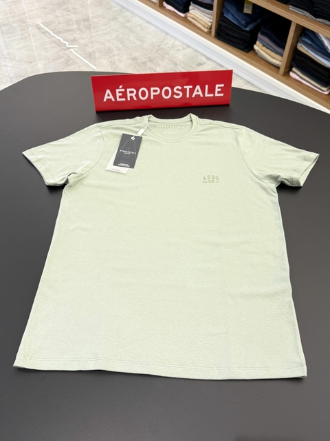T-SHIRT AEROPOSTALE SUPIMA - VERDE MEDIO 1913