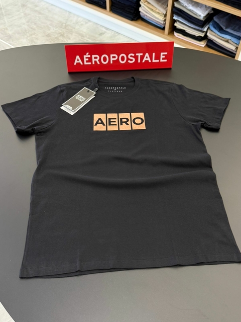 T-SHIRT AEROPOSTALE - PRETO 1114