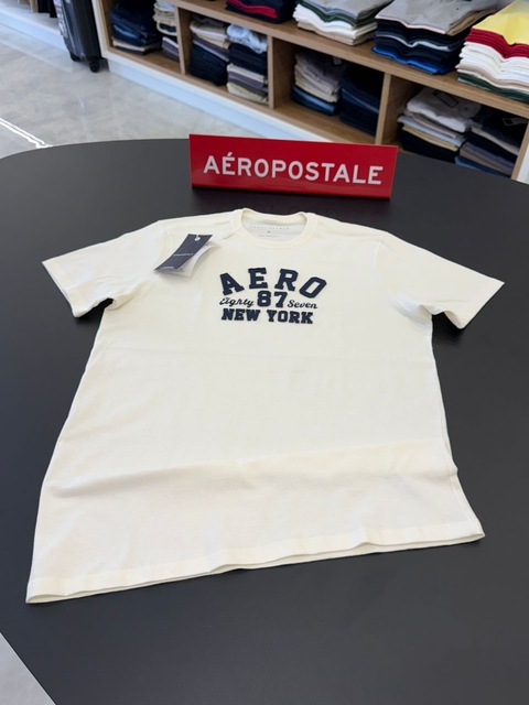 T-SHIRT AEROPOSTALE - CREME 1631