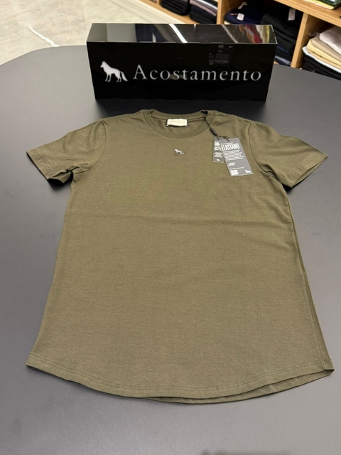 T-SHIRT ACOSTAMENTO SLIM - VERDE BONSAI 2085