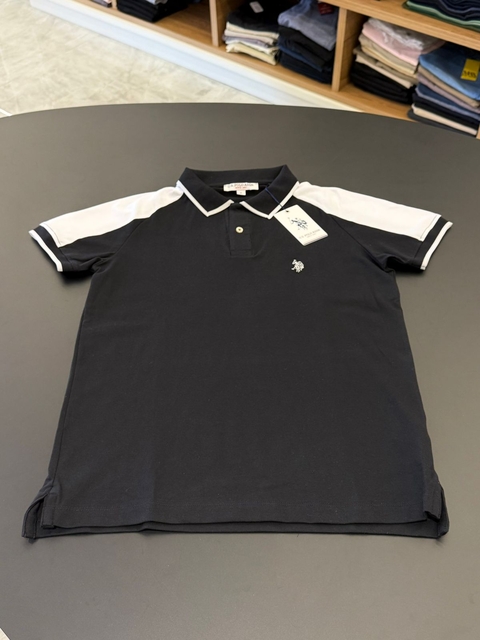 POLO U.S POLO ASSN - PRETO C/RECORTE 4019