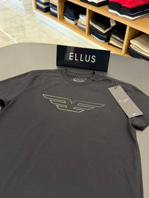 CAMISETA ELLUS FINE ESPELHADO - PRETO C50128