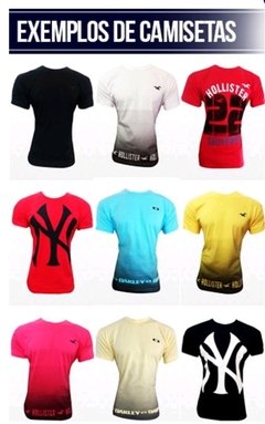 Kit 05 Camisetas - comprar online