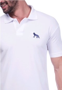 Camisa Polo Acostamento Branca na internet