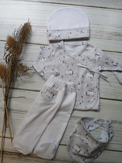 Ajuar Básico unisex 9 piezas - OSO POLAR - tienda online