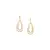CONJUNTO COLAR / BRINCO EM OURO AMARELO 18KL COM PINGENTE E DIAMANTE - CÓD 21608 e CÓD 21607 - loja online