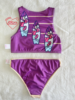 Bikini Top -Surf Violeta- - comprar online