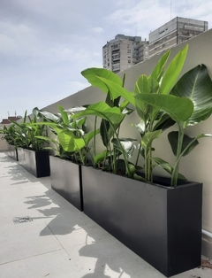 Macetero rectangular 1 metro x30x30 - comprar online