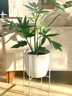 Portamaceta hierro completo Philodendro