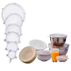 KIT TAMPAS DE SILICONE C/6PÇS R$ 24,49 na internet