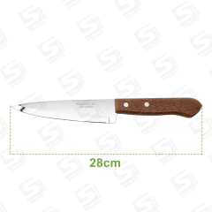 Faca Tramontina 6 Polegadas Aço Inoxidável Cabo De Madeira - comprar online
