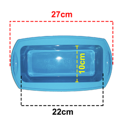 Forma Retangular Em Silicone Para Pão Bolo Pudim Silicone - loja online
