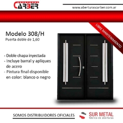 surmetal doble chapa inyectada 308