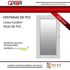 Raja / Banderola de PVC Linea SMARTLIFE Blanca de 0,60 x 1,50 DVH 4/9/4 VENHAUSEN