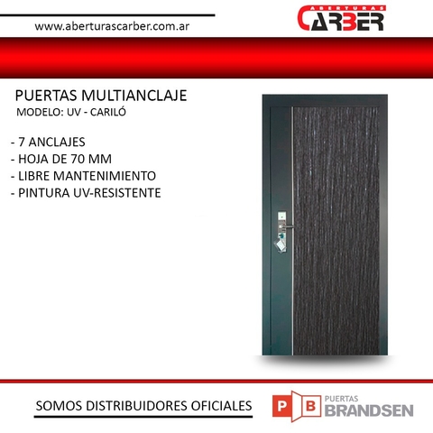 puertas de seguradad puerta de exterior puerta multianclaje puerta blindada aberturas carber brandsen