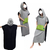 Poncho Cambiador Toalla de Microfibra Secado Rápido ** TALLE M ** - comprar online