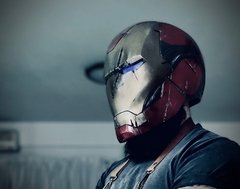 Casco Iron Man MK85 Damage - tienda online