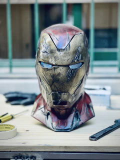 Casco Iron Man MK85 Damage Full - Marcos Toti Design