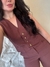 conjunto colete viscose - loja online