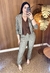 conjunto blazer xadrez - comprar online