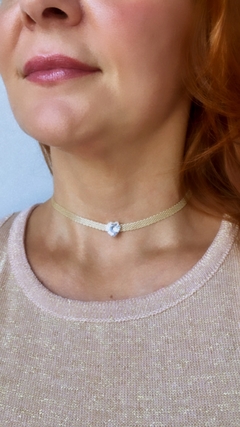 Choker Fita Coração na internet