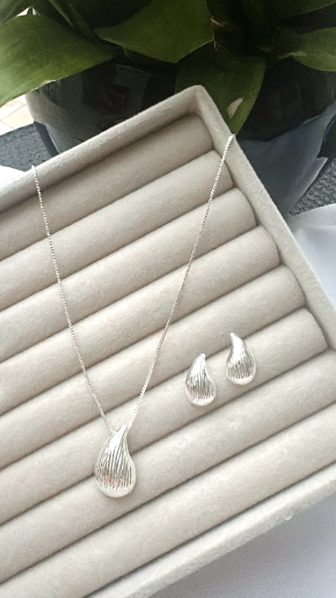 Conjunto Vírgula Prata