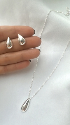 Conjunto Gota Prata - comprar online