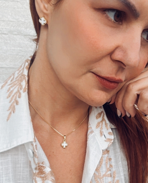 Conjunto Trevo Branco - comprar online