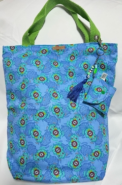 Sacola Tecido Estampado Hamsa