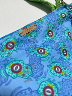 Sacola Tecido Estampado Hamsa - KaBijukas