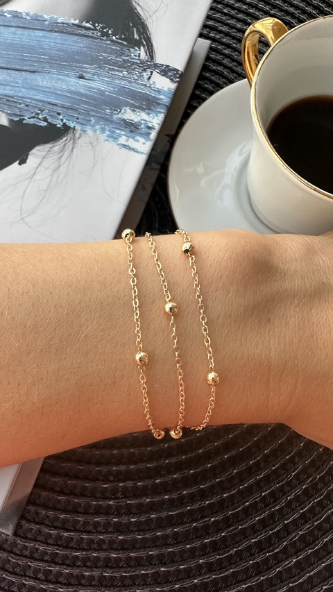 Pulseira Bolinhas Trio