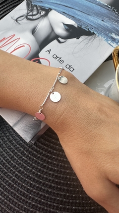 Pulseira Medalhinha Prata - comprar online