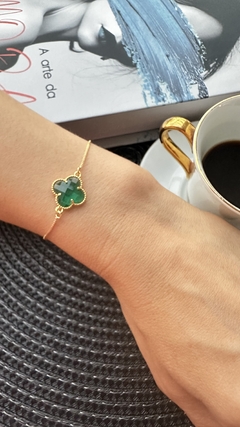 Pulseira Trevo Verde