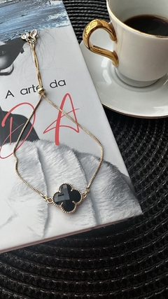 Pulseira Trevo Preto - comprar online