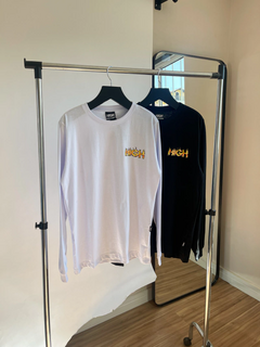 Camiseta 100% algodão - Fogo Manga Longa - loja online