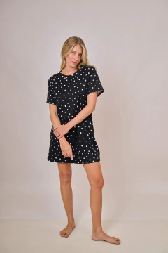 Camisón Lunares - Modal Soft - comprar online