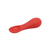 COLHER EM SILICONE PARA TREINAMENTO LEÃO MARCUS & MARCUS VERMELHO