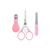 Kit Higiene infantil Pimpolho Rosa 3 peças