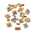 Brinquedo Pedagógico Brincando de Aprender com Letras - 36 peças