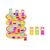 Jogo Madeira Coleção Crescer Equilibra Bebês Jogo de Equilíbrio Brinquedo Educativo de Madeira