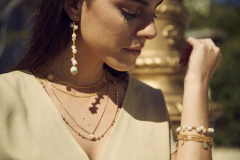 Aros Madre Perla | verde menta - comprar online