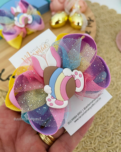 Laço Tule Candy Collor | PÁSCOA