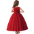 Vestido de Festa Infantil Vermelho: O Modelo Encantador Que Vai Deixar Sua Princesa Deslumbrante!