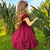 Vestido Infantil de Festa Marsala: Elegância e Estilo Para Momentos Inesquecíveis! - loja online