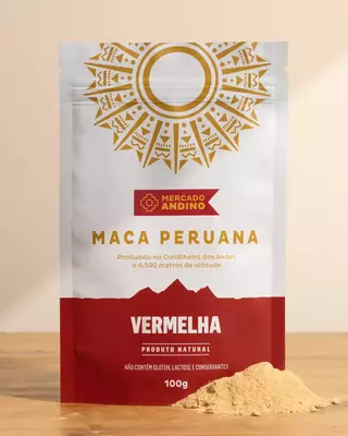 Maca Peruana Vermelha 100g