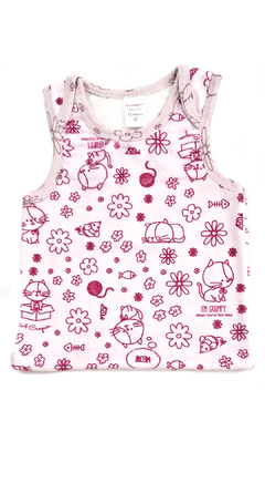Chaleco Polar soft Gatitas Bordo - comprar online