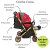 Cochecito Cuna Avanti Con Manija Rebatible Bordo - comprar online